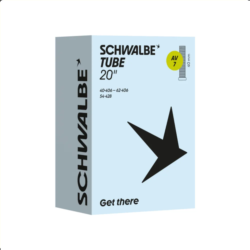 Schwalbe Binnenband 20x1.50-2.50 ETRTO 40/62-406, Schräder/auto 40mm AV7 (art. 10462530)