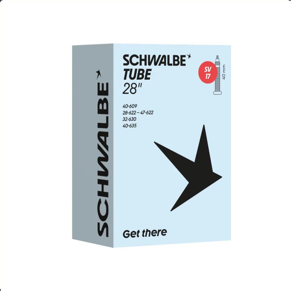 Schwalbe binnenband 28x1 5/8x1 3/8, ETRTO 47-622/635, Presta/Frans SV17 40mm