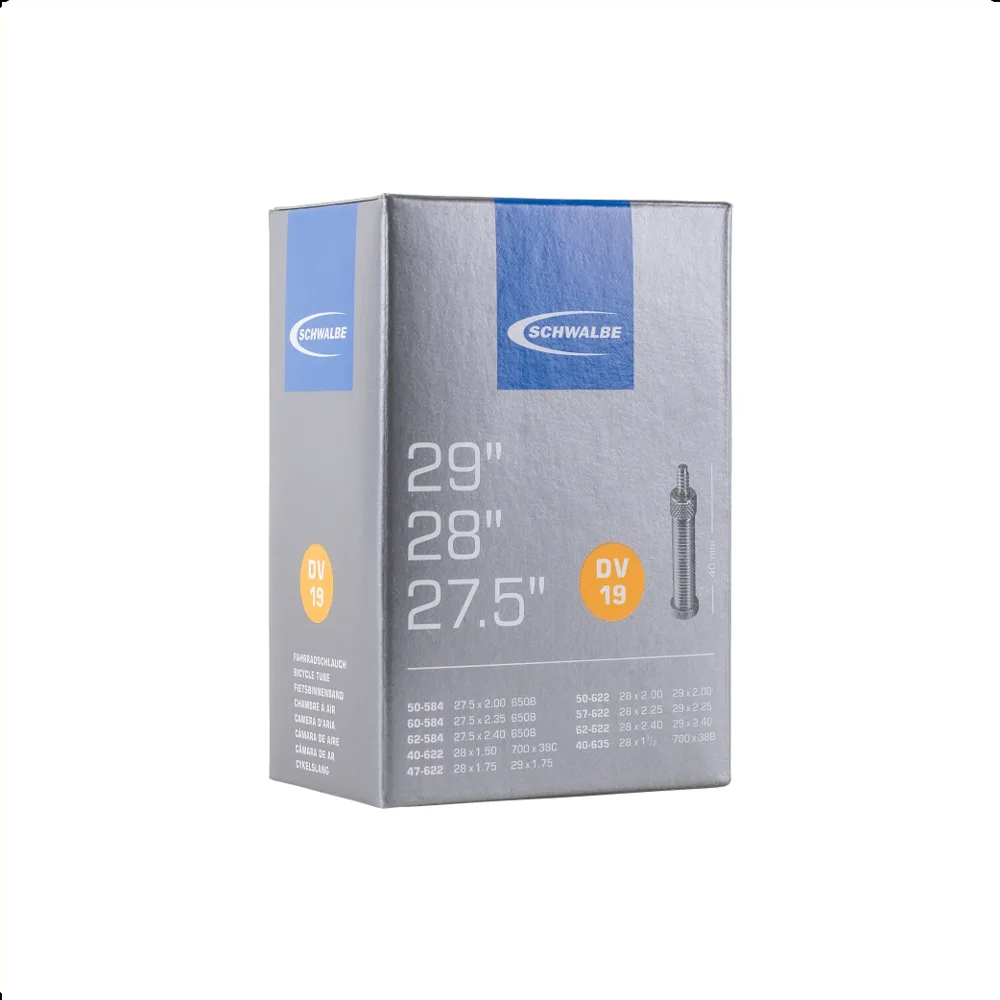 Schwalbe binnenband breed 28x1.50-2.35, ETRTO 40/62-622/635, Dunlop Blitz/Holland DV19 40mm