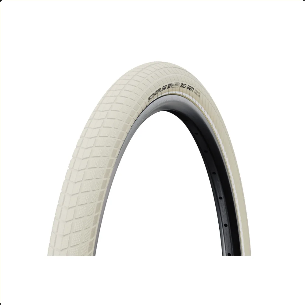 Schwalbe Big Ben (K-guard), Creme met reflectie, 28x2.00, ETRTO 50-622