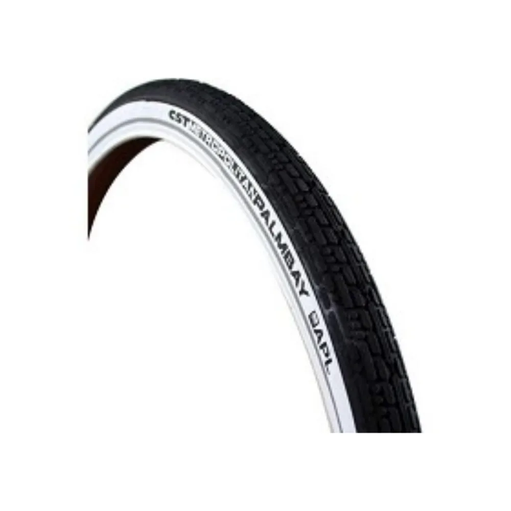 CST Palmbay (1mm anti-lek) protection level 1 zwart/wit met reflectie. 28x2.0, ETRTO 50-622