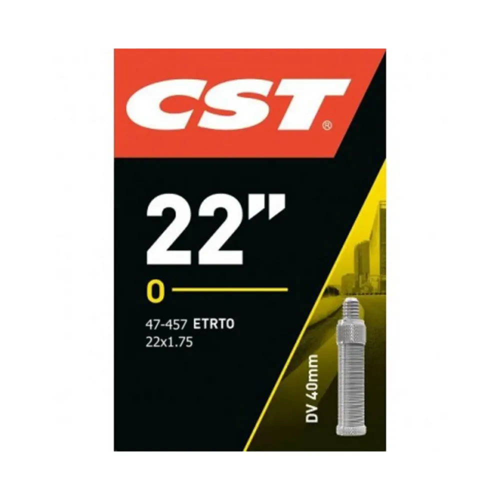 CST Binnenband 22x1,75 ETRTO 47-457, Ventiel: Dunlop Blitz/Holland 40 mm ventiel