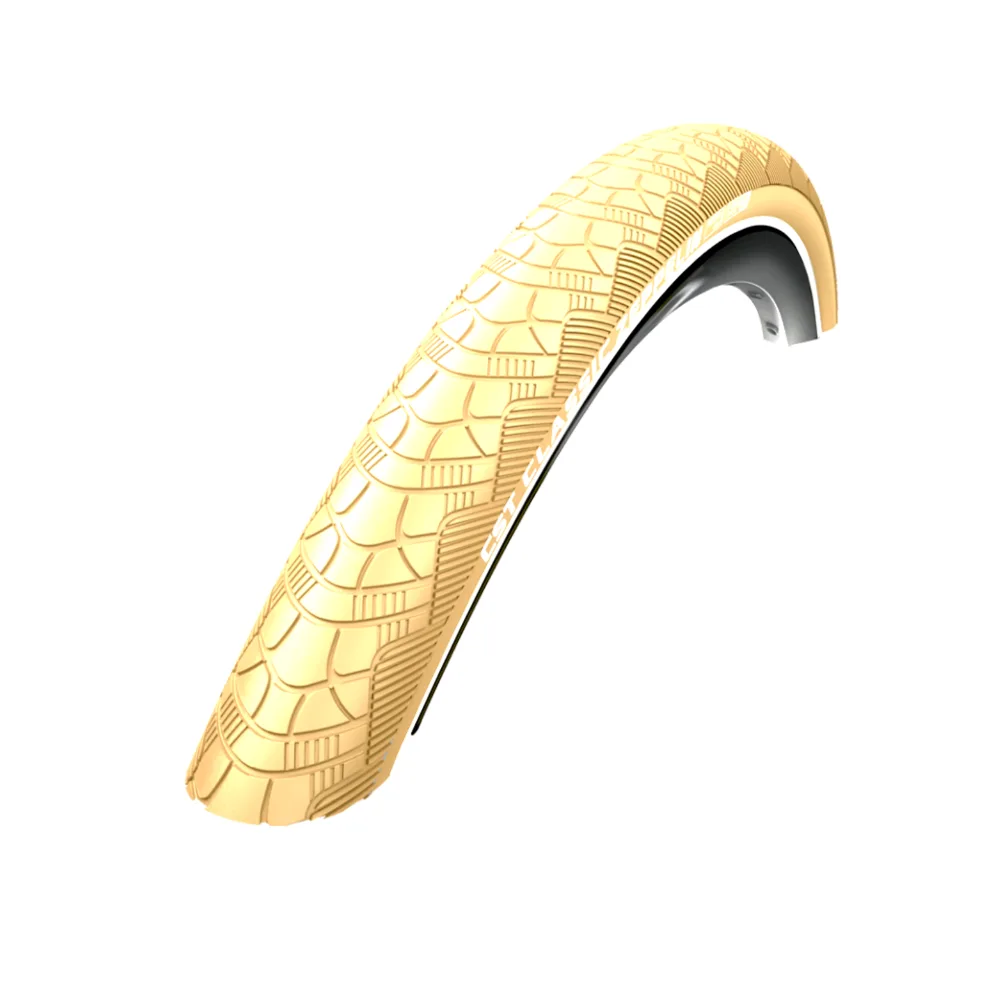 CST Zeppelin (1mm anti-lek) Creme met reflectie. 28x2.00, ETRTO 50-622