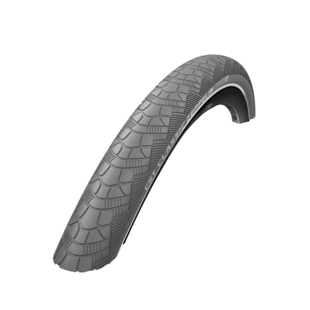 CST Zeppelin (1mm anti-lek) Grijs met reflectie. 28x1.75, ETRTO 47-622