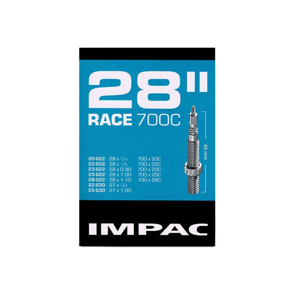 Impac Binnenband (by Schwalbe) SV28 Race, 28x1 ETRTO 20/28-622/630, Ventiel: Frans 40mm