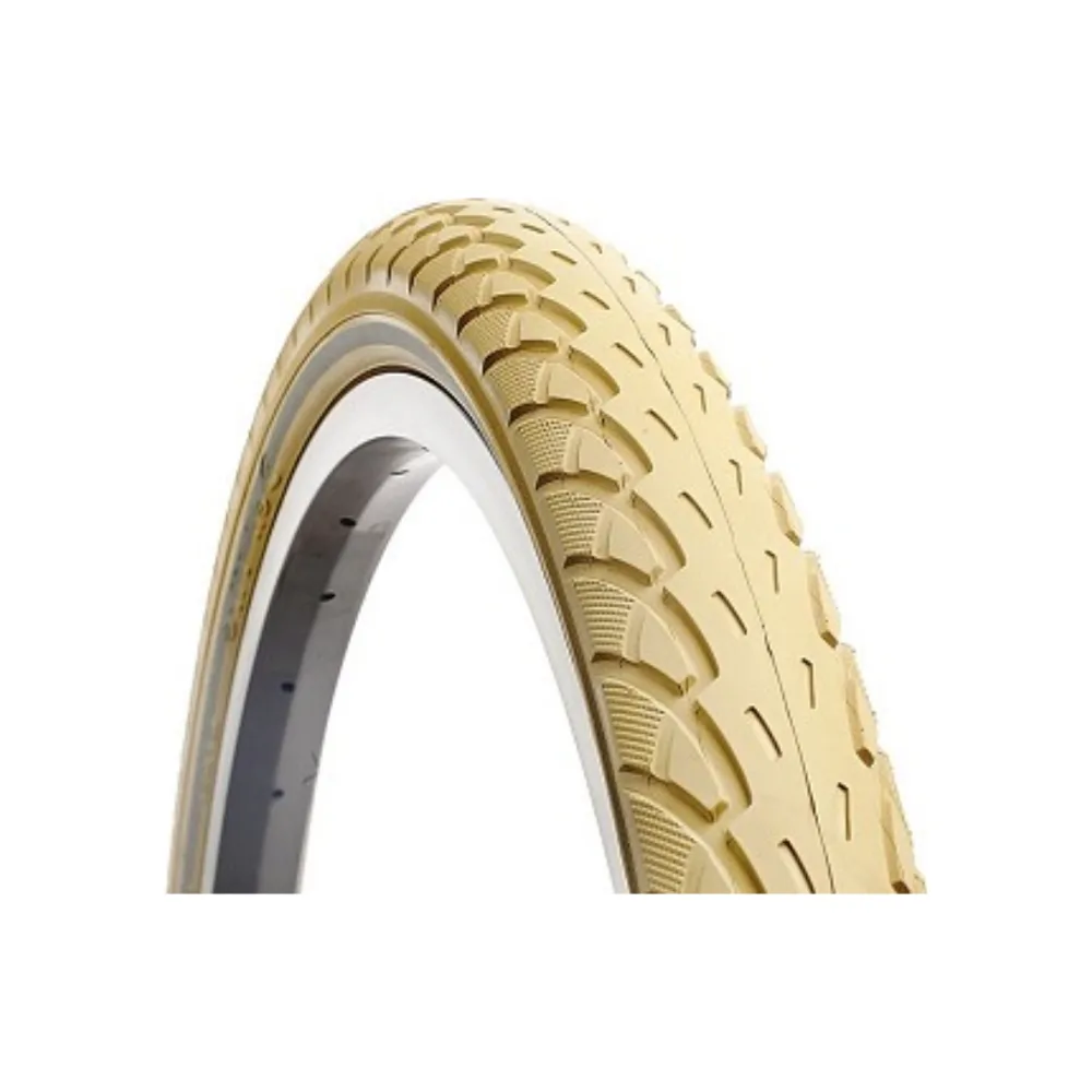 Deli buitenband, creme met reflectie, 22x1.75 ETRTO 47-457