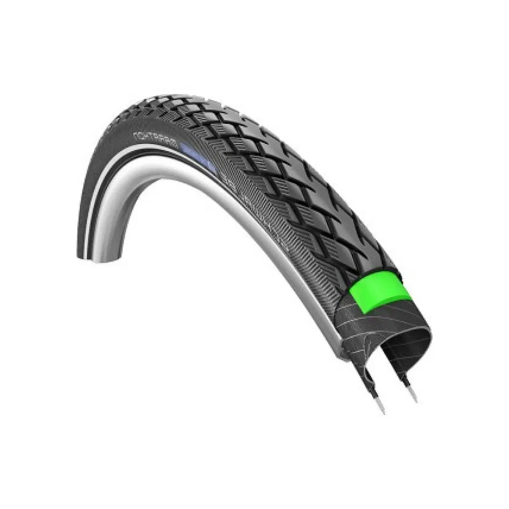 Schwalbe Marathon (Greenguard 3mm anti-lek), Zwart met reflectie, 28x1.50, ETRTO 40-622