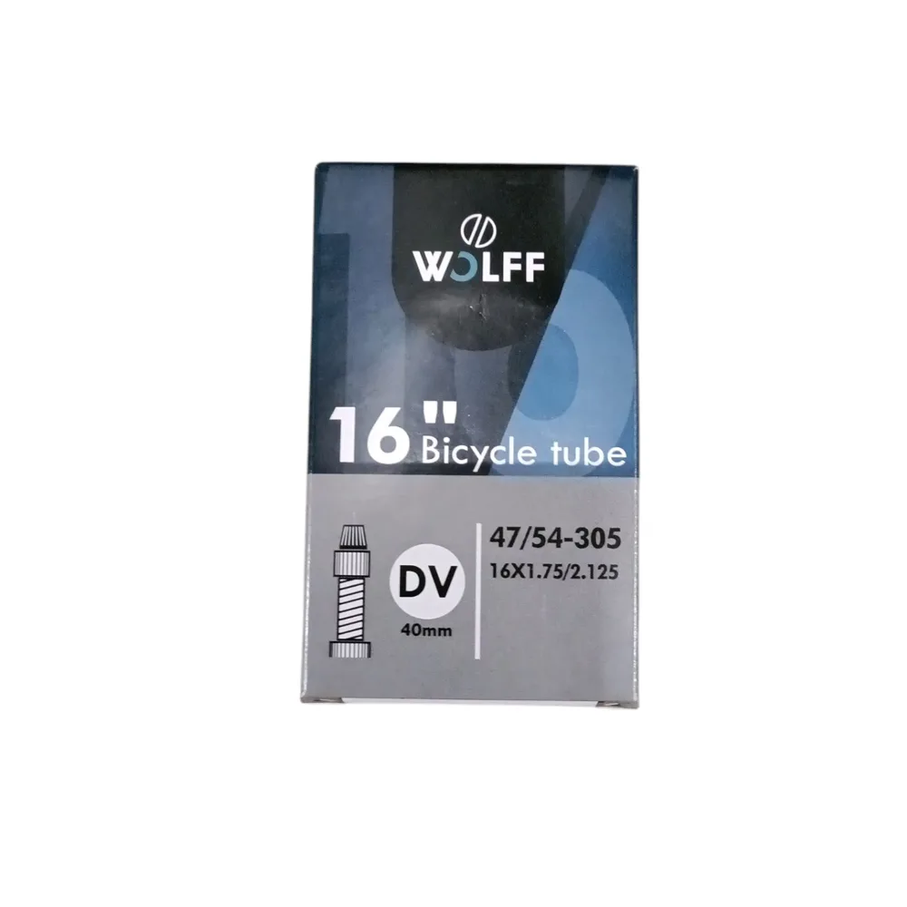 WOLFF Binnenband 16x1.75 ETRTO 47/-305, Ventiel: Dunlop Blitz/Holland ventiel 35mm