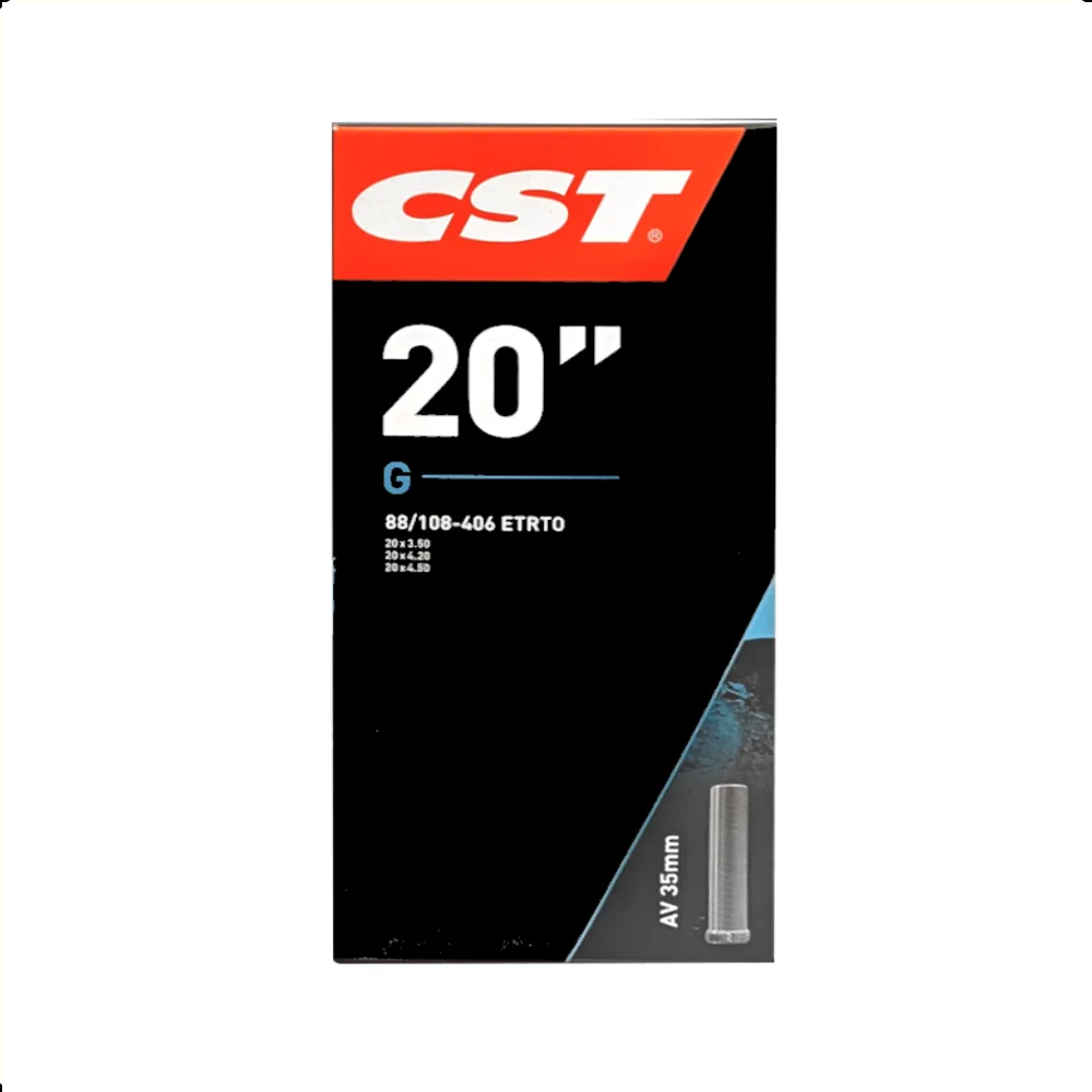 CST Binnenband Fatbike 20x3.50-4.50, Ventiel: schrader/autoventiel 35mm