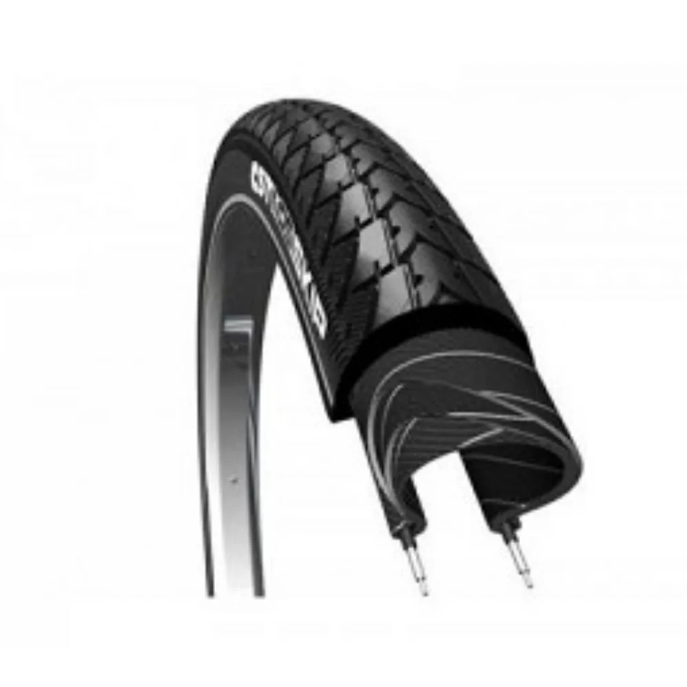 Buitenband CST Kids Skip Zwart met zijreflectie. 20x1,75, ETRTO 47-406