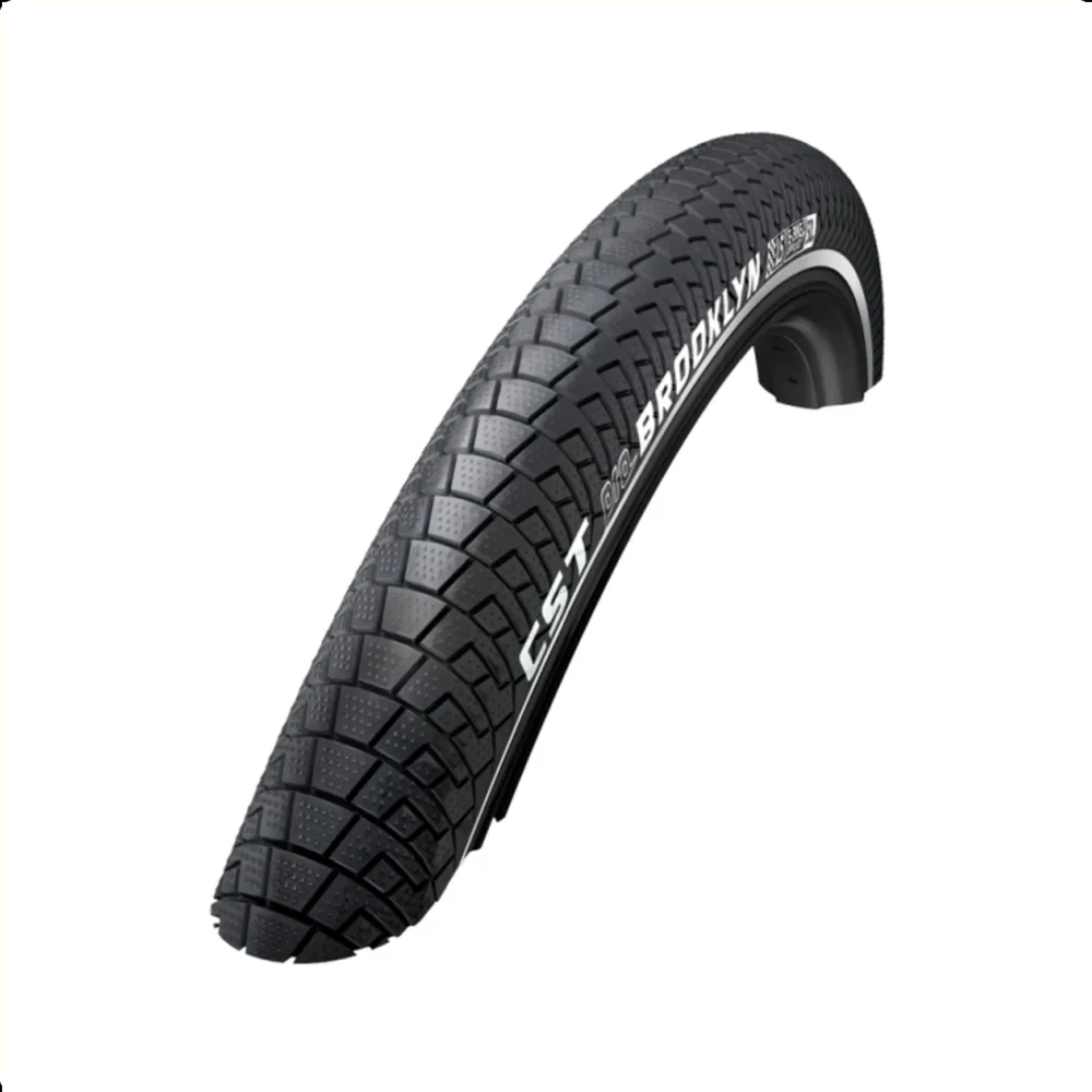 CST Brooklyn Pro Breaker (2mm anti-lek) zwart met reflectie 27.5x2.00 ETRTO 50-584, E