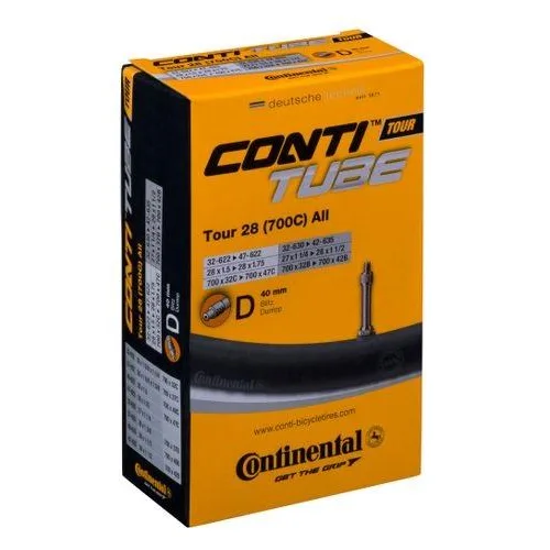Continental Tour 28 All binnenband, 28x1 5/8x1 3/8, ETRTO 32/47-622. 32/42-630/635. 40mm Hollands ventiel