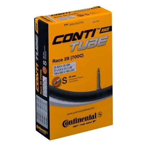 Continental Race 28 binnenband, 28x1 , ETRTO 20/25-622/630, 42mm frans/sclaverand ventiel