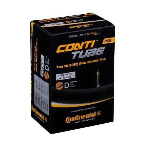 Continental Tour 28 Wide Hermetic Plus binnenband, 28x1.75/2.5 , ETRTO 47/62-622, 40mm Hollands ventiel
