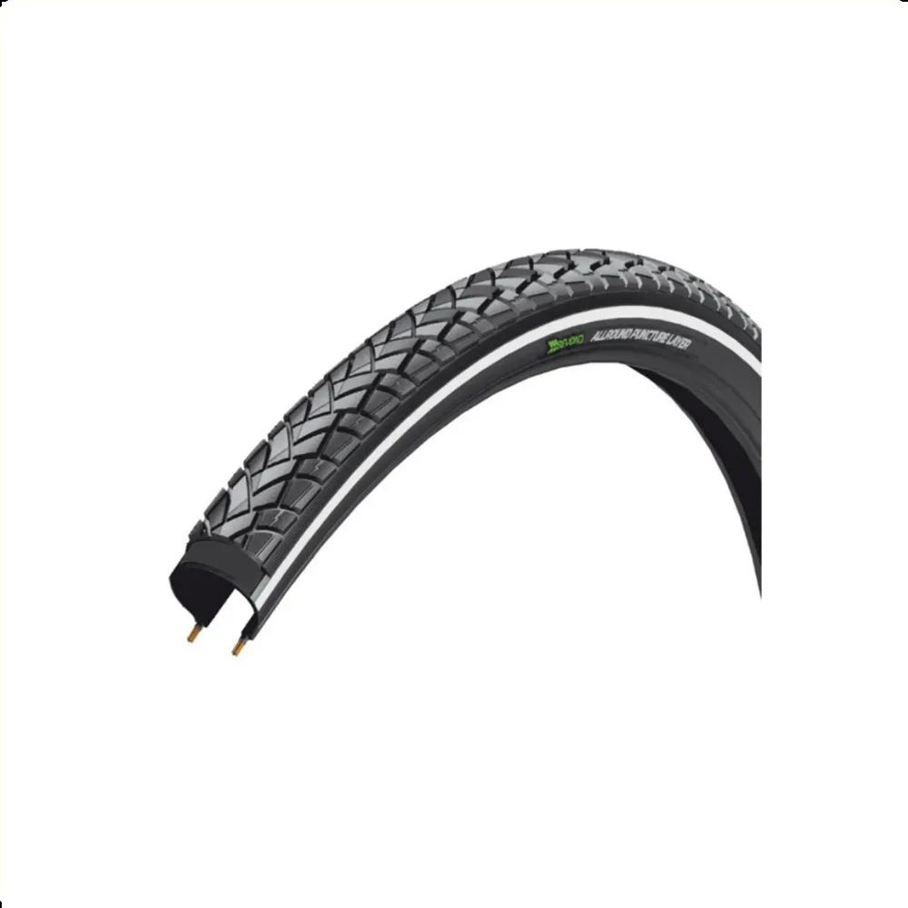 Beyond BY-101 ( anti-lek laag 1mm) Zwart met reflectie. 28x1.75, ETRTO 47-622