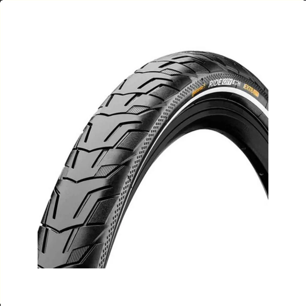 Continental Ride City buitenband, zwart met reflectie, 28x1.75 , ETRTO 47-622 (25km/h E-Bike approved)
