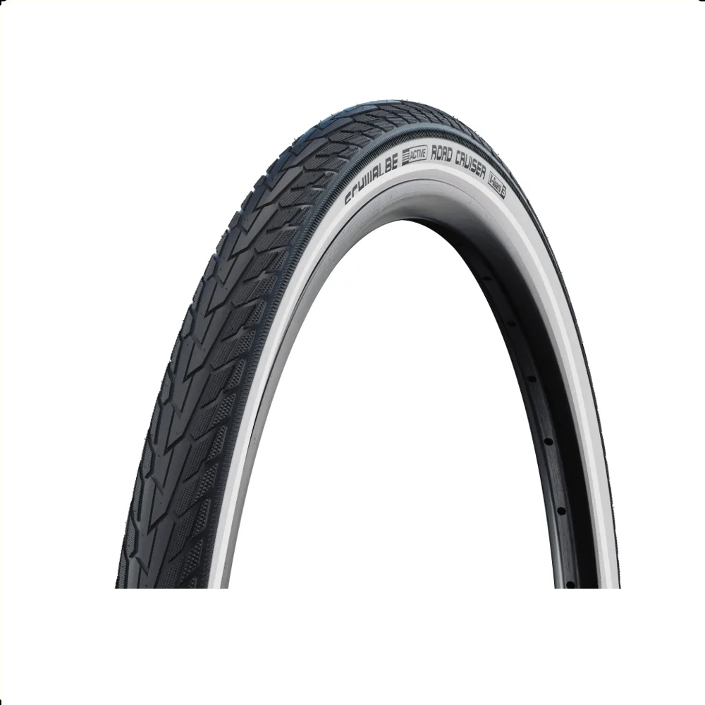 Schwalbe road Cruiser (K-guard), Zwart/wit met reflectie, 28x1.40 ETRTO 37-622