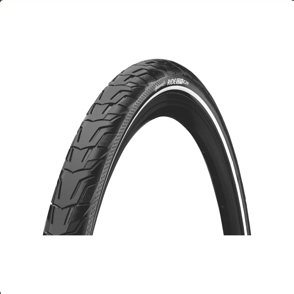 Continental Ride City buitenband, zwart met reflectie, 28x1.75 ,puncture protection, ETRTO 47-622 (25km/h E-Bike approved)
