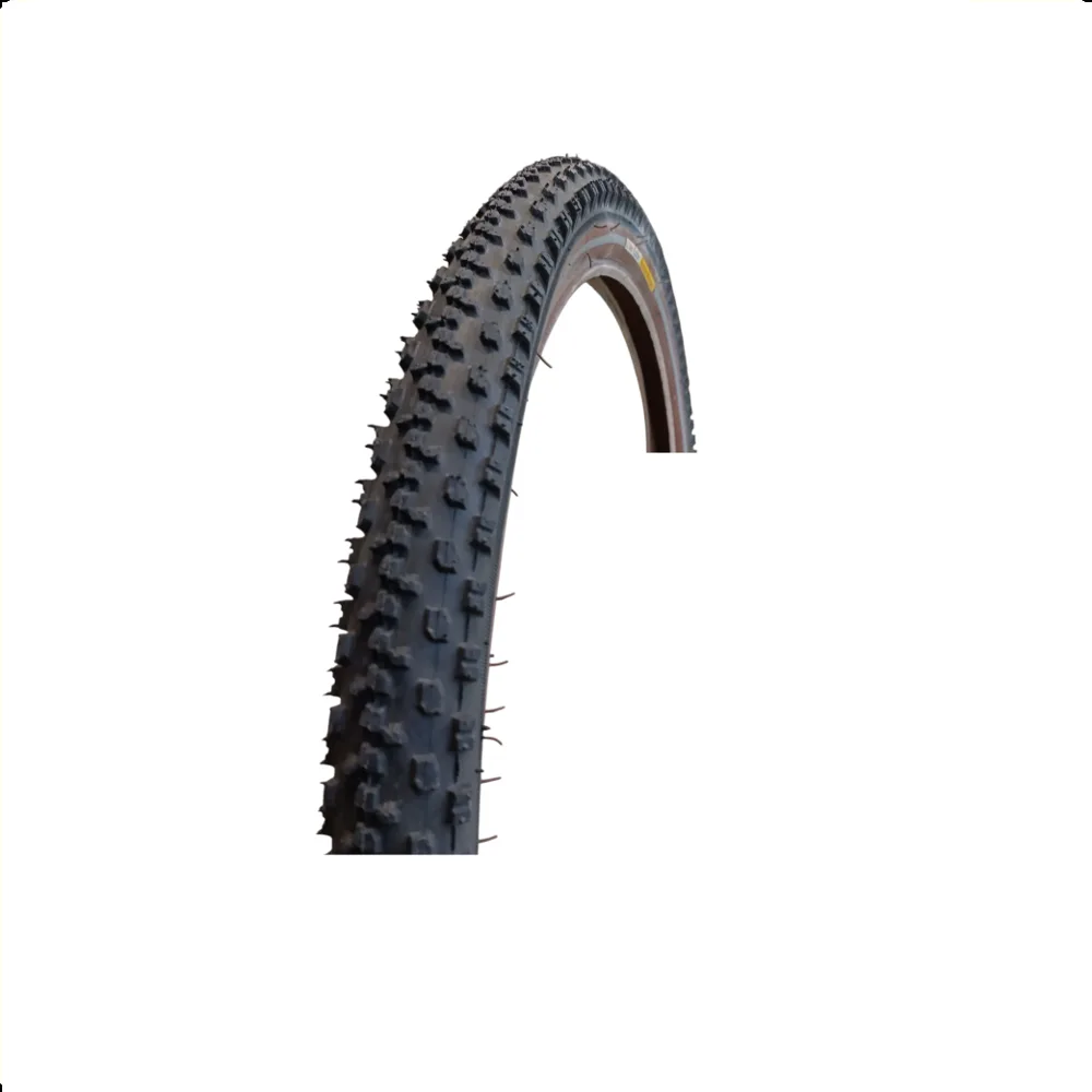 Vee Rubber buitenband (1.5mm anti-lek) zwart/bruin met reflectie, 26x2.00 ETRTO 50-559, inclusief DV binnenband