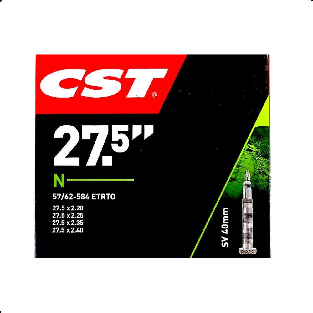 CST Binnenbanden 27.5x2.20 -27.5x2.40 ETRTO 57/62--584 Ventiel 40mm: Sclaverand/frans