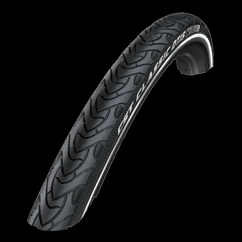 CST Otis (3mm anti-lek) zwart met reflectie. 28x1.25 ETRTO 32-622