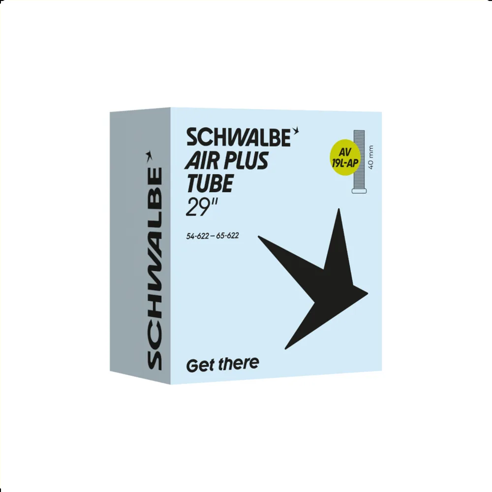 Schwalbe binnenband Air Plus AV19L ETRTO 54-65-622 Ventiel: Auto/Schräder Ventiel 40mm (Hogere luchtdichtheid. + Betere lekbescherming en recyclebaar)