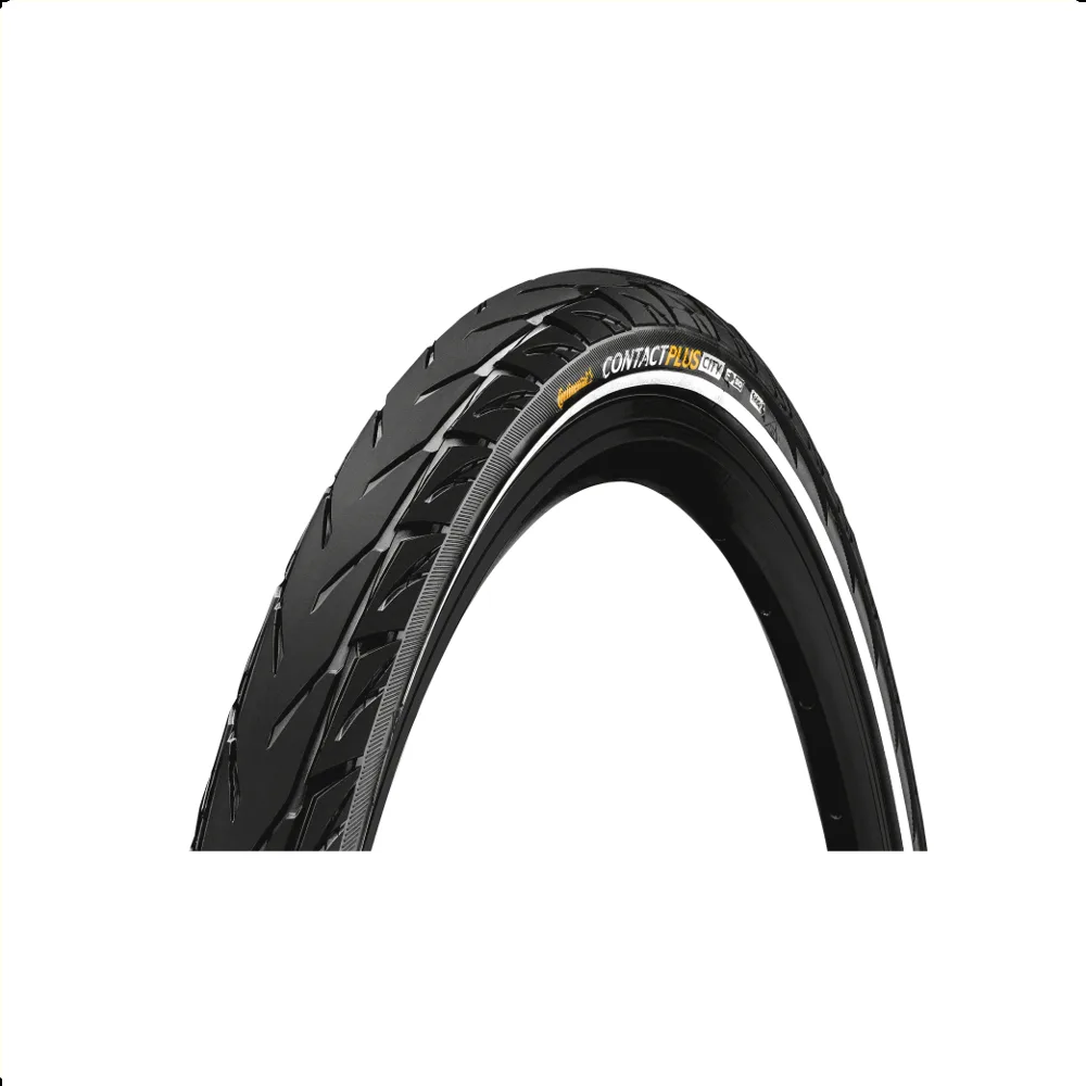 Continental Contact Plus buitenband, Zwart met reflectie, 28x1.75, ETRTO 47-622 (50km/h E-Bike approved) level 7