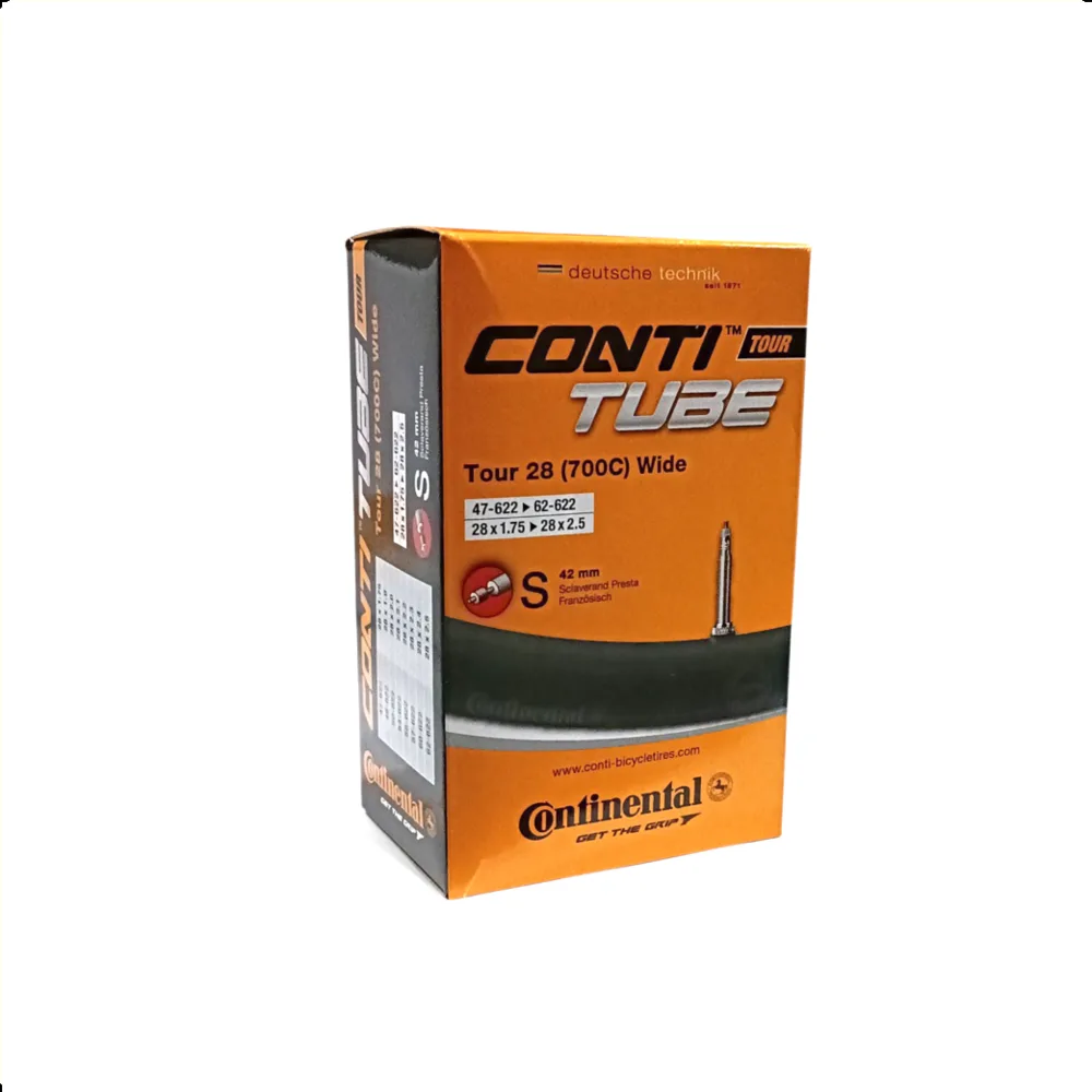 Continental Tour 28 Wide binnenband, 28x1.75/2.5 , ETRTO 47/62-622, 42mm frans ventiel
