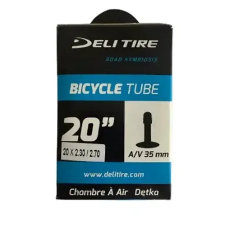 Deli Binnenband, Fatbike 20x3.00 ETRTO 75-406 Ventiel: schrader/autoventiel 40mm